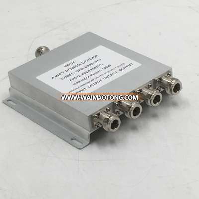 800-2700MHz 4 way Power Splitter or Power Divider or Power Combiner