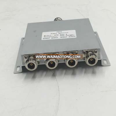 300~500MHz UHF 4 way Power Splitter or Power Divider or Power Combiner